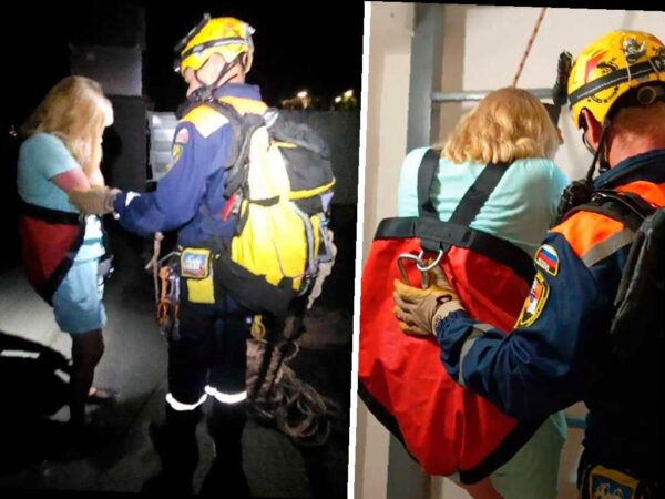 Женщина застряла на крыше 13-этажного дома в поселке Дагомыс