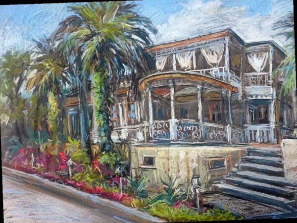 Выставка картин с историческими домами Сочи открылась