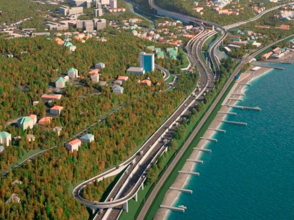 В Сочи начали строить разворотную петлю на обходе Адлера
