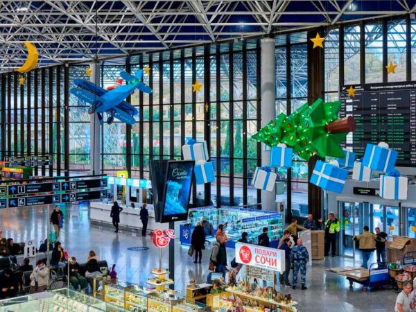 Более 400 тысяч пассажиров ожидаются в аэропорту Сочи на Новый год