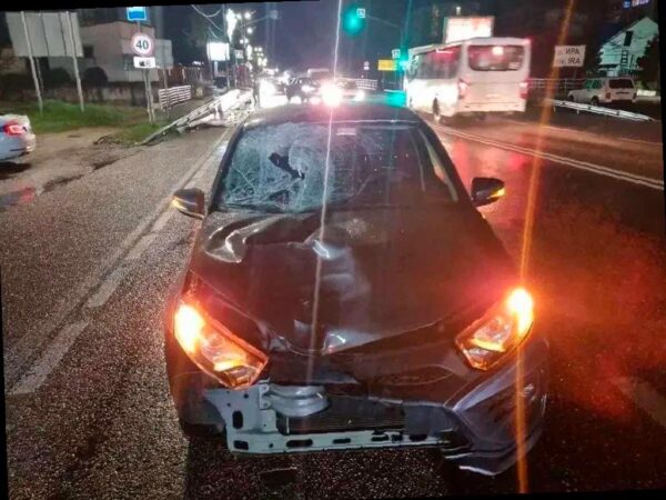 Утром в Дагомысе произошло ДТП с пешеходом