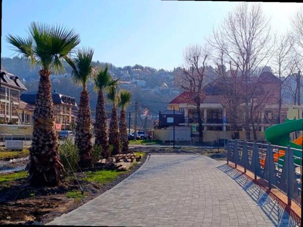 Сквер Тормахова в Сочи будет красивым к весне