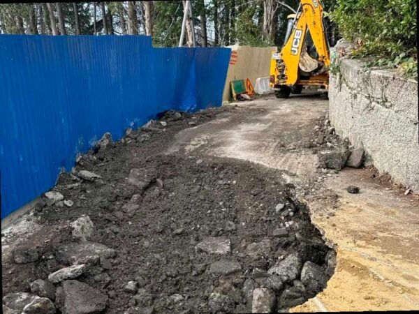 В Сочи возникли некоторые трудности при ремонте дороги